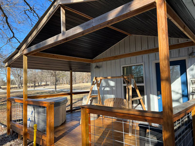 Colcord, OK Grain Bin Creek Cabin
