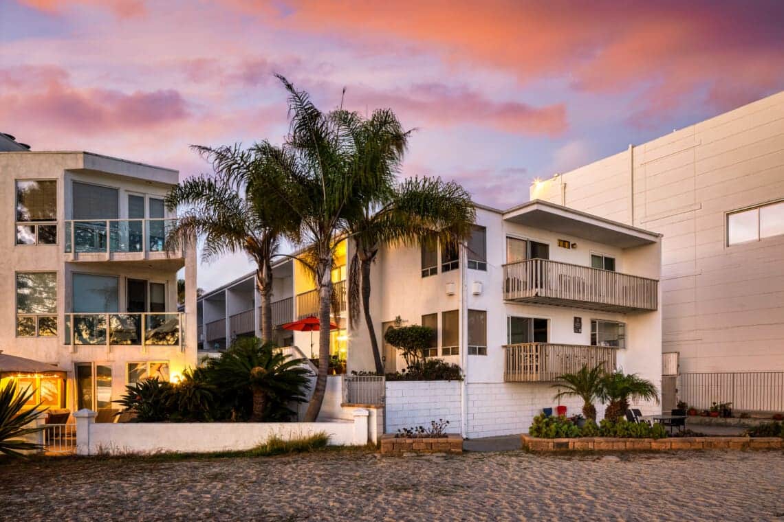 San Diego, CA Beach Front Bungalow